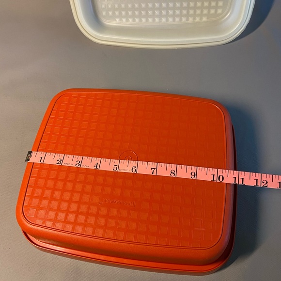 Tupperware Large Marinator Rectangle Container Season Serve Red - Picture 8 of 9